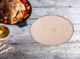 Ivory Wood Pot Holders Trivets for Hot Dishes Kitchen Supply 4Pcs V1369-AZ3-W-20639