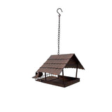 Rust Hanging Birdhouse w 2 Birds 42cm V637-03809BRD