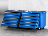 Giantz Tool Chest Trolley 10 Drawers Toolbox Storage Blue TB-10DR-ROLL-BL-AB