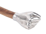 Hand Hammer Wooden Handle Stainless Steel Head Multifunctional Hammer for Construction Gardening V1294-YM0901-3114250063911