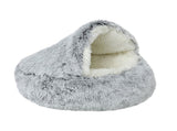 Darzheoy Calming Dog Beds & Cat Cave Bed with Hooded Cover, Removable Washable Round Beds for Small V1189-WXFWAL-20260326-03165