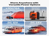 Diesel Heater, 8KW, DC 12V/24V, All in One Portable Diesel Air Heater with Remote Control and LCD V952-HWKCYJRQ25N1RZFYA001V3