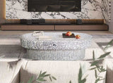 FLORAL MOTHER OF PEARL COFFEE TABLE V742-VC1