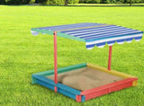 Bopeep Kids Wooden Sandbox 120X120CM KD1154
