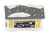 Christmas Village House LED Lighted Desk Building Resin House Statue Ornaments for Tabletop V1294-YM0512-221114TW02-1