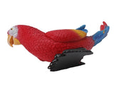 Parrot Sculpture Ornament Waterproof Lifelike Synthetic Resin Decorative Bird Statue for Garden V1294-YM0717-3111220232511