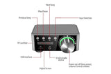 HIFI BT5.0 Digital Amplifier Stereo Audio Amp 2x80W Sound Power Audio Receiver Stereo AMP USB AUX V1263-JX-6283