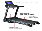 Powertrain V1200 Treadmill with Shock-Absorbing System Exercise Cardio Running Home Gym TML-LJJ-V1200
