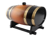 3L Large Capacity Retro Color Oak Wood Red Wine Barrel Bucket Keg Storage Container for Home V1294-YM0901-3118200000511