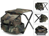 2-in-1 Outdoor Tackle Backpack Foldable Stool Seat Backpack Bag V1308-DSZKI-928