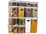 14-pack Transparent Food Storage Jars with Airtight Lids Kit V1237-ZY-506-0068