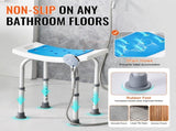 Shower Chair, Adjustable Height Shower Stool, Shower Seat for Inside Shower or Tub, Non-Slip Bench V952-LYDFXSLHJPESDZCC9V0