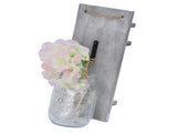 Wall Jar Decor Retro Style Glass Bottle Lamp Silk Flower Decoration for Home Door V1294-YM0523-3115220012911