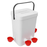 Large Capacity Automatic Chicken Waterer and Feeder Set 12 Liter Portable Poultry Automatic Waterer V1294-YM0703-3111230123211