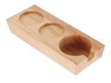 Coffee Filter Tamper Holder Beech Environmental Protection Coffee Tamper Station Base for Home Bar V1294-YM0717-3118220188212