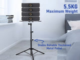 Adjustable Projector Stand with 360&deg Phone Holder, 57125cm Folding Tripod Floor Stand for Laptop, V1181-HI009