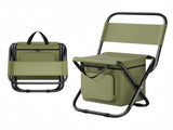 3-in-1 Outdoor Folding Chair with 10L Insulated Bag Lightweight, 300LBS Capacity, All-Season V1107-CS-OLGPFGG29
