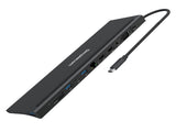Simplecom CHN622 USB-C 12-in-1 Multiport Docking Station Laptop Stand Dual HDMI VGA Triple Display V28-CHN622