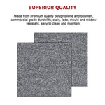 5m2 Box of Premium Carpet Tiles Commercial Domestic Office Heavy Use Flooring Grey V63-826051