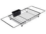 Expandable Dish Drying Rack in Sink Iron Kitchen Utensil Dish Holder Drainer Space Saving for Dishes V1294-YM0901-3118260002711