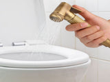 Vintage Brass Handheld Bidet Sprayer Spray Head Bracket Hose Kit Bathroom Accessories V1294-YM0901-3112200054011