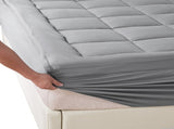 DreamZ Mattress Topper Bamboo Fibre Double MT1002-BAMCHAR-D-GY