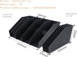 Magazine cassette - 4 compartments - A4 format - desk organizer - Magazine holder - Magazine rack V1188-NK-BOL-241