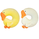 Japanese Anime Duck Plush Dolls Big Goose U Shaped Neck Pillow Cute Stuffed Animal Toy Travel Pillow V1294-YM0523-10321781