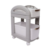 Thickened Enlarged Basket Shelf Cart Multi Layers Storage Rack Removable Floor Standing Multi Layer V1294-YM0901-3117230267311
