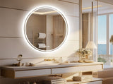 500x700mm LED Bathroom Mirror Oval Dimmable Anti-Fog V178-66711