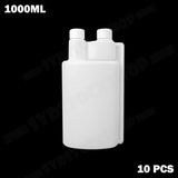 1000ml Plastic Twin Chamber Bottle 10Pcs Tamper Evident Cap V178-66960
