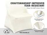 Stretch Spandex Folding Chair Covers, Universal Fitted Chair Cover, Removable Washable Protective V952-YTXYB30PCSDKN2AUVV0