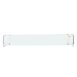 Gas Fire Pit Wind Guard for Square Fire Table, 595 x 190 x 165 mm Clear Tempered Wind Guard for V952-HKFFZGHBLZFXHZGELV0