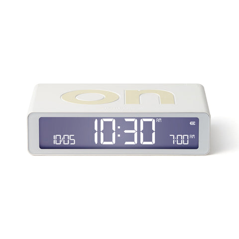 Lexon Flip Classic Reversible Alarm Clock - White V398-LD-LR157W9