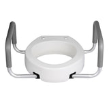 Raised Seat with Arms, 136.1 kg Load Capacity, 88.9 mm Lift Height, Widened Commode Elevated V952-AZSJGMTZD35YISHJB001V0