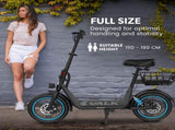 VALK Electric Scooter with Seat, 30km Range, AU Compliant, Disc brakes, 14" Tyres, for Adults, V219-TRNESCVAM6KA