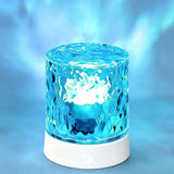 Northern Lights Projector, 16-Color Ocean Wave Ambient Light, Remote Dimmable Rotating Aurora Lamp, V1366-AZ2-W-11644