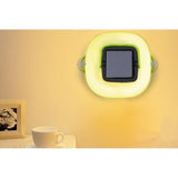 2Pcs Collapsiable Solar Lamp -Black and Green V1263-JX-7438