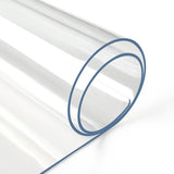 2mm Thick Clear Table Cover Protector 36 x 60 Inch, Plastic Table Cover Rectangle, PVC Clear Table V1258-DP02-C-1460