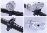 Bicycle Front Light LED Bike Light Set Butterfly Rear Light Cycling Safety - Black - Size 3PCS V1106-DSZ-BIC-001-BLK-3PCS