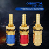 Quick Connector, 3 pcs 8Mm Water Cooled Welding Connector Gas Adapter For Tig Welding Torch V1188-MS-227-2016
