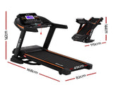 Everfit Treadmill Electric Auto Incline Home Gym Fitness Exercise Machine 490mm TMILL-480-M196-AUTO