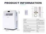 CARSON 2.9kW Reverse Cycle Portable Air Conditioner and Heater, with Dehumidifier, Cooling and V219-COLPCHCA23RA