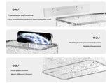 2PCS Stylish Double-Layer Transparent Grey Wave-Textured Tissue Box Holder - Stylish Bathroom V888-ELOSUNG18354