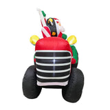 Radiant Christmas Lights Tractor Penguin Gift Xmas Inflatable Santa 1.8m Height V255-NCH22855