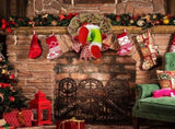 Christmas Thief Stole Wreath Christmas Decorations Christmas Burlap Garland for Doors Windows and V1294-YM0523-10317440