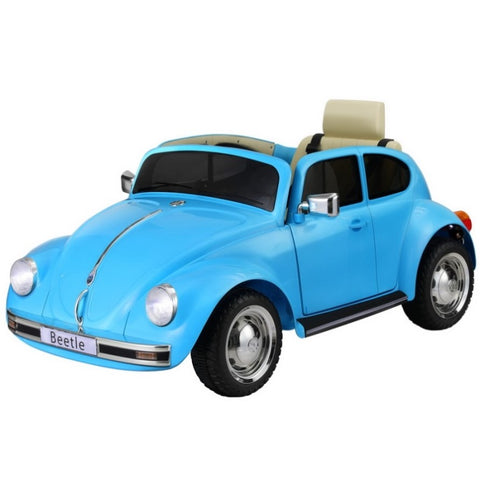 Kids Ride On Car Licensed Volkswagen Beetle Electric Toys Horn Remote 6V Blue RCAR-LS-VOLK-BEETLE-BU