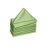 Hoydu Set of 8 Cotton OR Poly Cotton Napkins Apple Green V442-GNA-MISC-SETOF8NAPKINS-APPLEGREEN-SQ