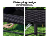 Raised Garden Bed Planter Box 40 x 40 x 23 cm, PP Growing Container for Herbs and Vegetables V1188-MS-617-041