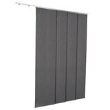 VEVOR Panel Track Blinds Extendable Track 116 cm to 218 cm W Trimmable Dark Gray V952-MBGDBYCW45884QXE6V0
